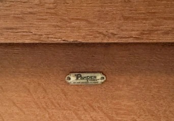 Hendrik Wouda Art Deco Modernist Single Bed for Pander, 1924